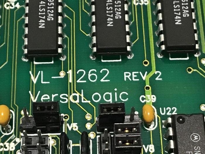 Used VERSALOGIC Analog Output Circuit Board VL-1262 Used