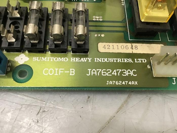 Used SUMITOMO Circuit Board COIF-B JA762473AC #118854