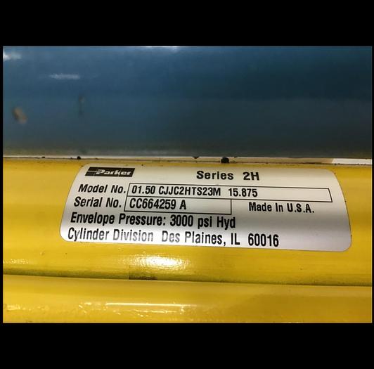 Used PARKER Clamp Cylinder 01.50 CJJC2HTS23M 15.875 Used