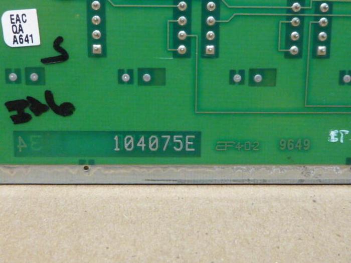 Used NORDSON Temperature Control Board 104075E #32855