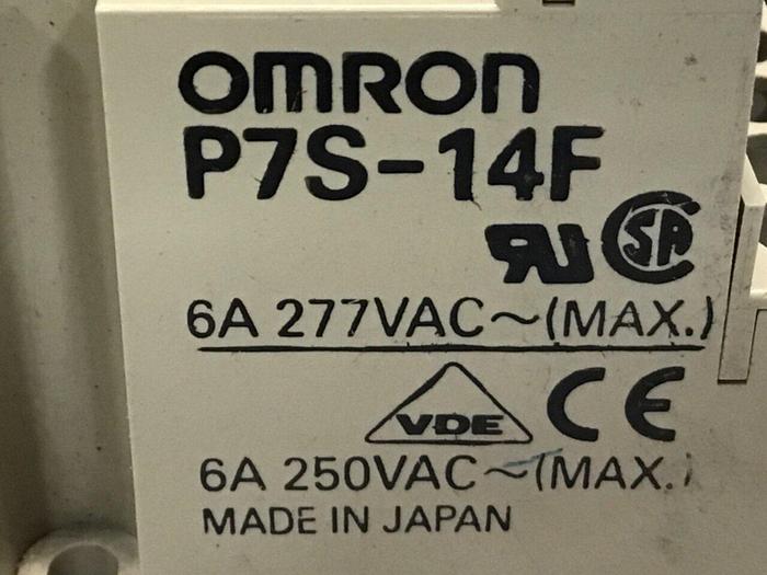 Used OMRON Relay & Socket G7S-4A2B P73-14F #119332
