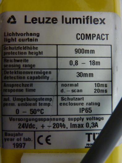 Used LEUZE Light Curtain Receiver CR30-900M Used