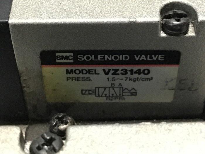 Used SMC Solenoid Valve VZ3140 #114524