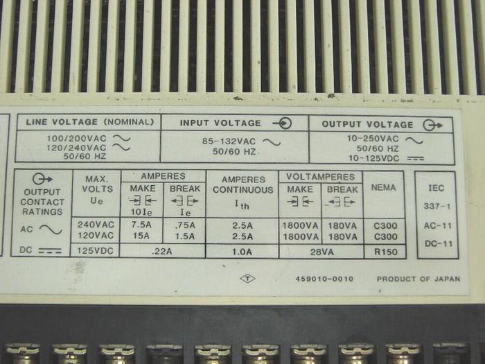 Used ALLEN BRADLEY Processor Expansion Unit 1745-E101 SER A #12309