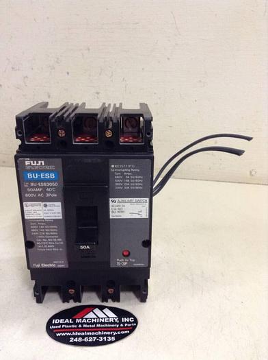 Used FUJI ELECTRIC 50 Amp Circuit Breaker BU-ESB3050 #73794