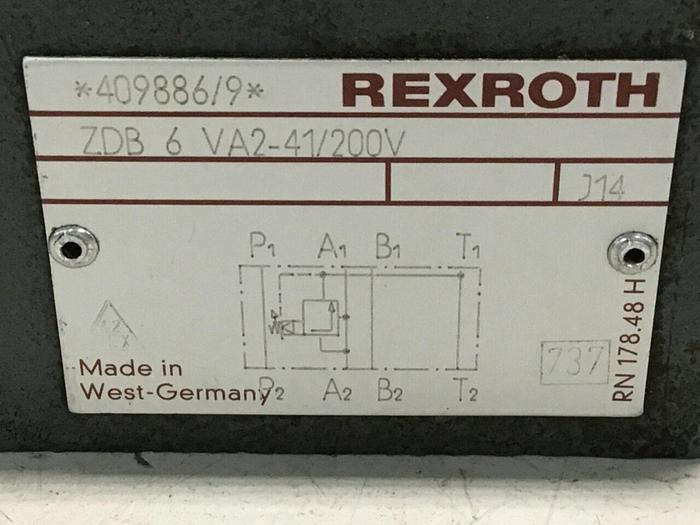 Used REXROTH Valve ZDB6VA241200V #116213