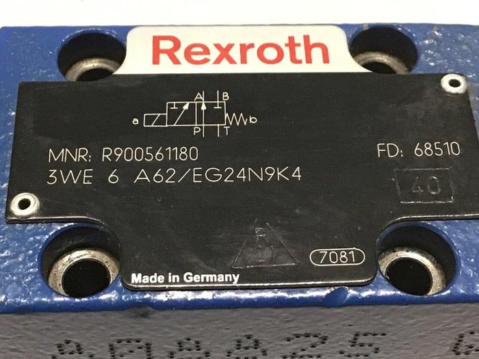 Used REXROTH Valve 3WE6A62/EG24N9K4 #113839