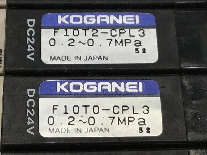 Used KOGANEI Solenoid w/ Valves F10M7AJ #120909
