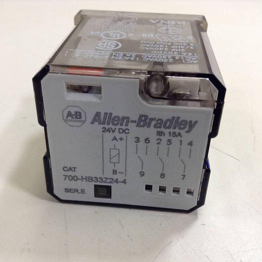 Used ALLEN BRADLEY Relay 700-HB33Z24-4 SER E #76281