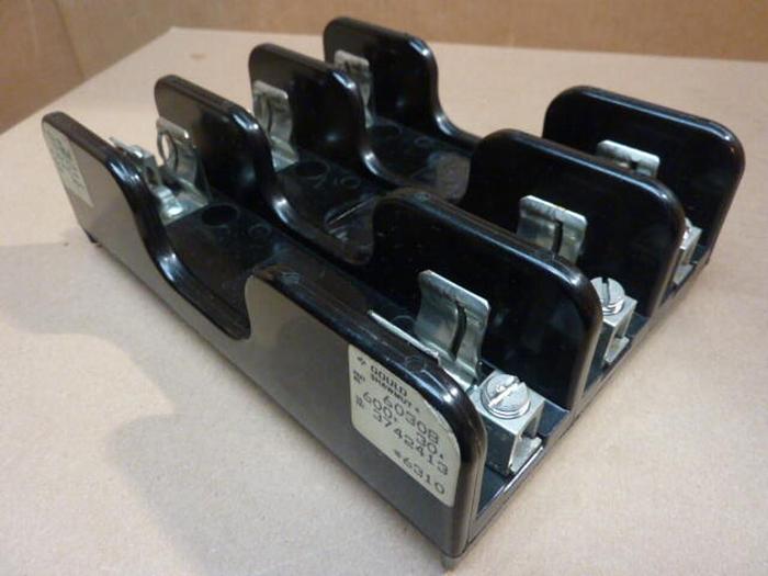 Used GOULD 30 Amp Fuse Block 60308 #33187