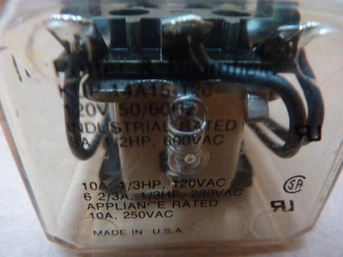 Used POTTER & BRUMFIELD Relay KUP-14A15-120 #27532