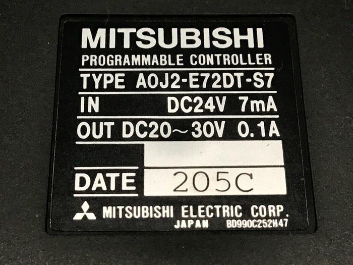 Used MITSUBISHI Programmable Controller A0J2-E72DT-S7 #112949