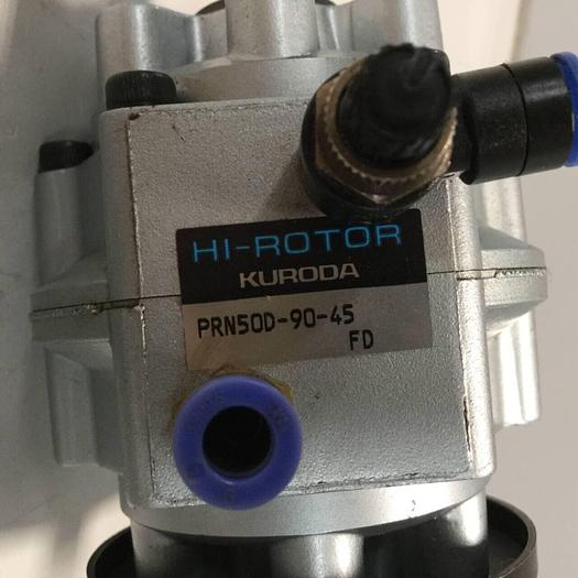 Used KURODA Hi-Rotor Vane Actuator PRN50D-90-45 #96402