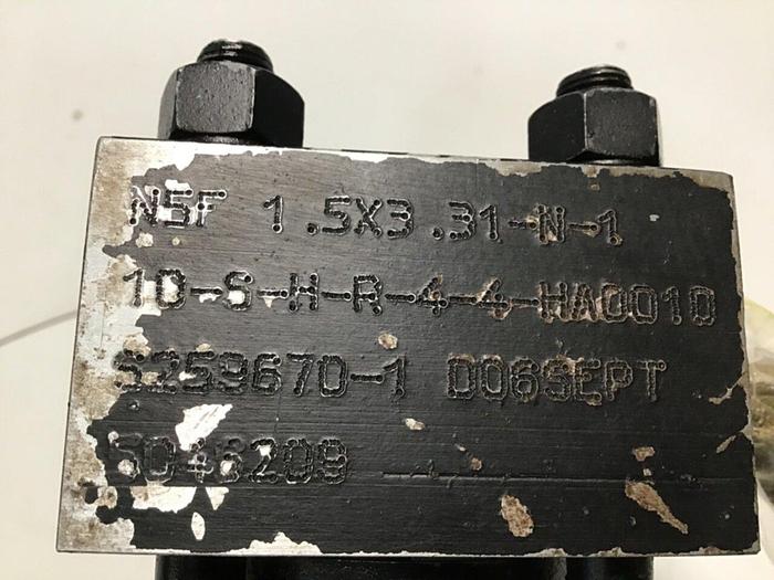 Used HYDRO LINE Ejector / Knockout Cylinder N5F-1.5X3-31-N-1 #111891