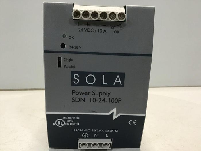 Used SOLA Power Supply SDN10-24-100P #121103