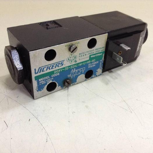 Used VICKERS Directional Valve DG4V-3S-22AL-M-U-H5-60 #87615