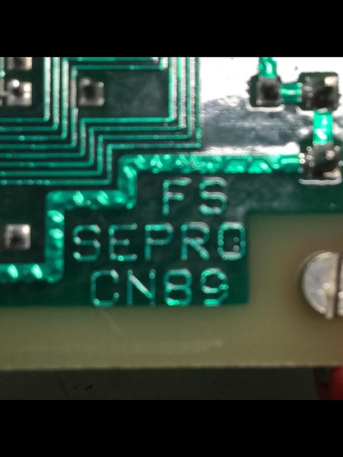 Used SEPRO ROBOTIQUE Control Board 07S0095004/A Used