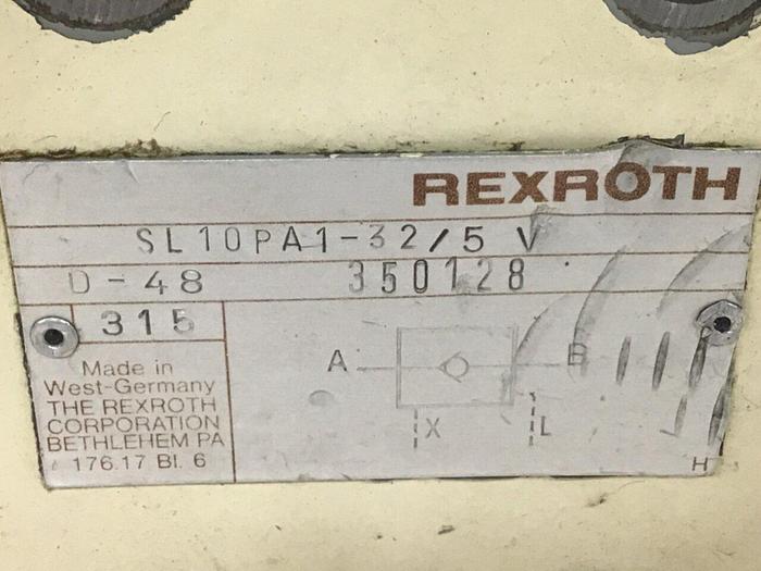 Used REXROTH Valve SL10PA1325V #115842