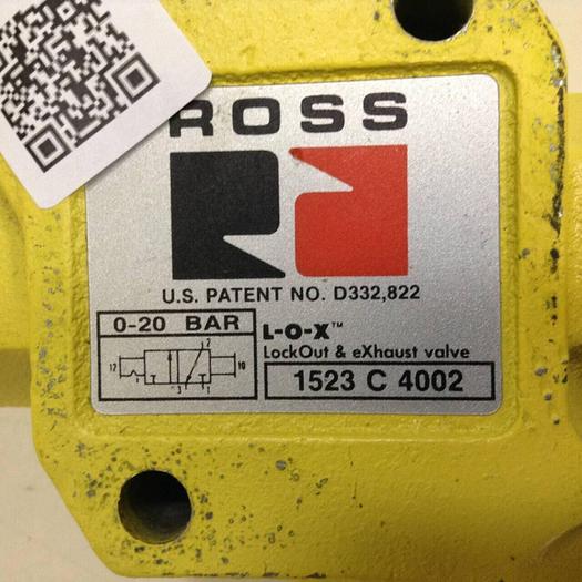 Used ROSS Lock-Out And Exhaust Valve 1523 C 4002 #68600