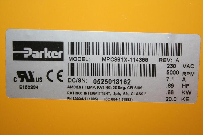 PARKER Motor MPC891X-114388 #20612