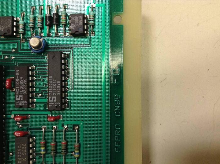 Used SEPRO ROBOTIQUE Circuit Board CN89 07S0096004/B #67994