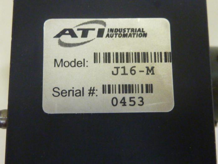Used ATI INDUSTRIAL AUTOMATION Adaptor J16-M #63825