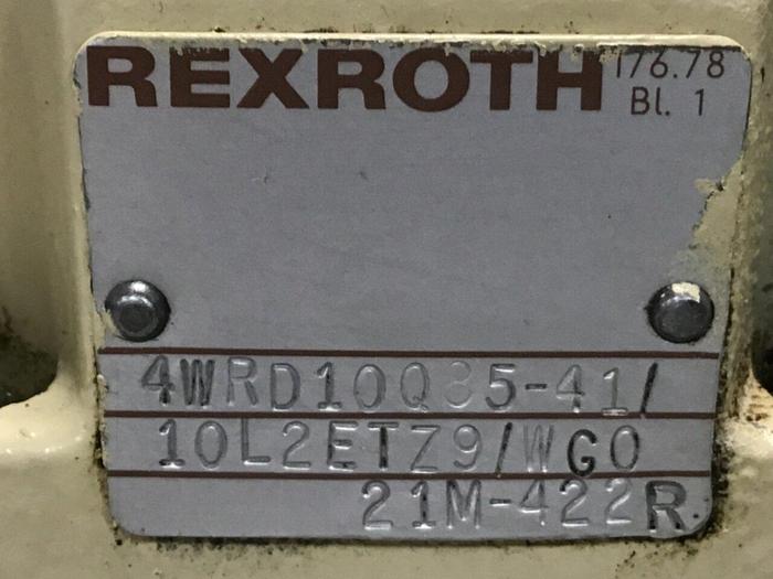 Used REXROTH Valve 4WRD10Q85-41/10L2ETZ9/WG0 Used