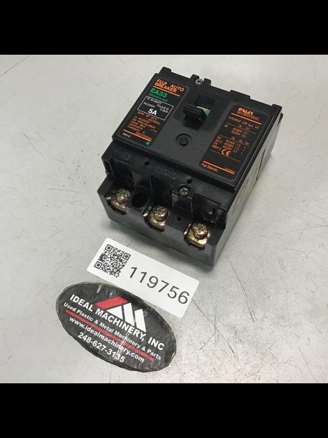 Used FUJI AIR TOOLS 5 Amp Circuit Breaker EA33-5 USED