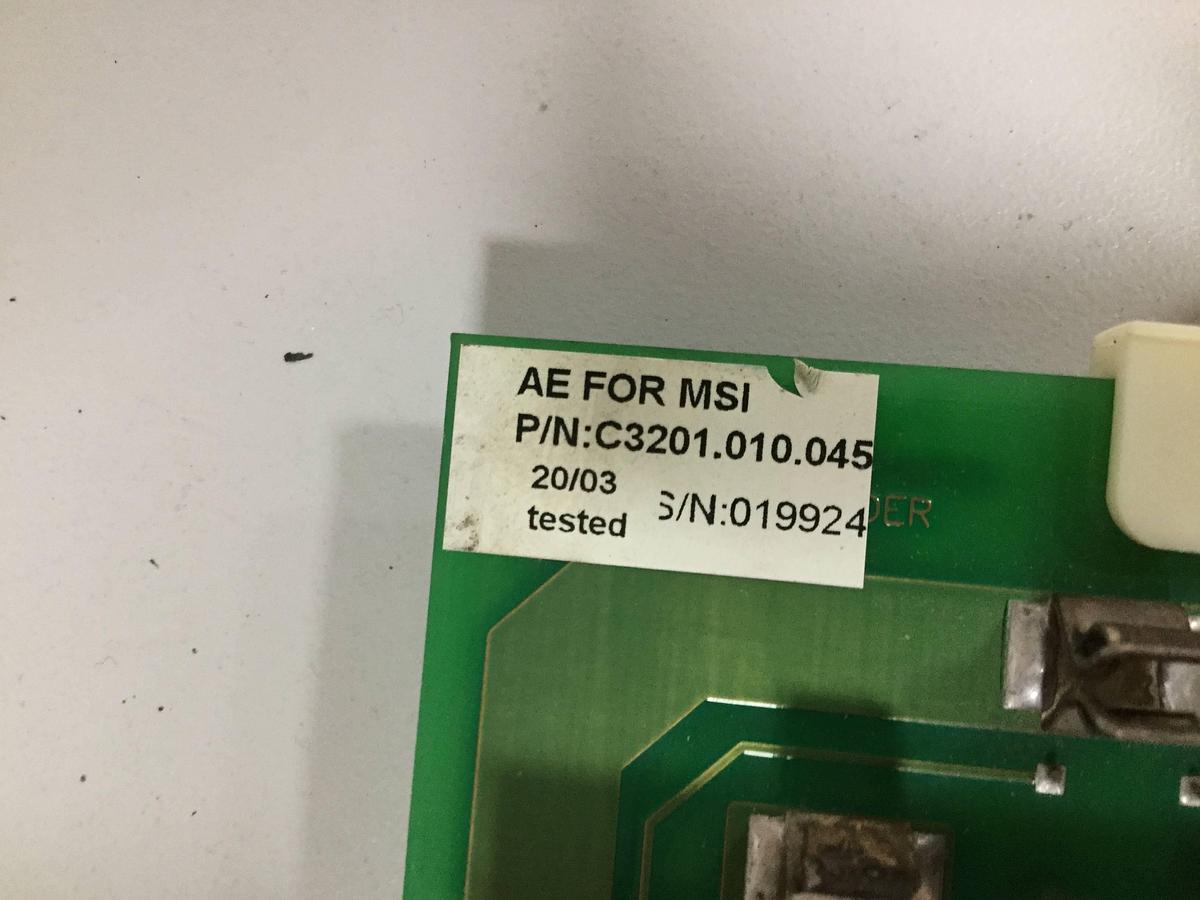 Used AMERICAN MSI Control Board C3201.010.045 Used 