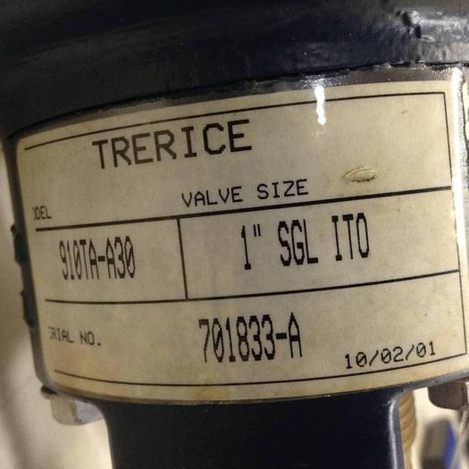 Used TRERICE Temperature Regulator 910TA-A30 #74899