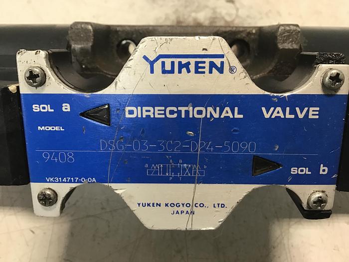 Used YUKEN DSG-03-3C2-D24-5090 Valve Used #143795