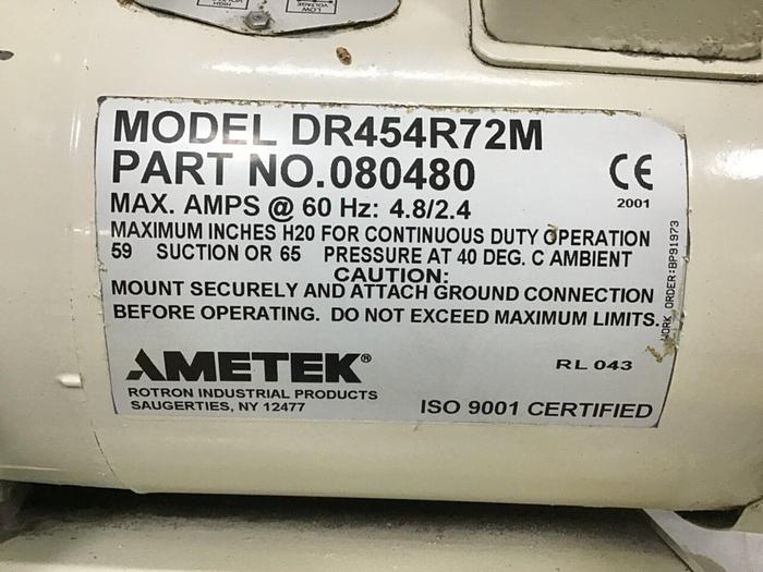Used ROTRON Blower DR454R72M Used