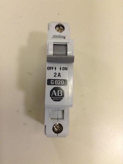 Used ALLEN BRADLEY 2 Amp Circuit Breaker 1492-CB1/G020 SER B #79613