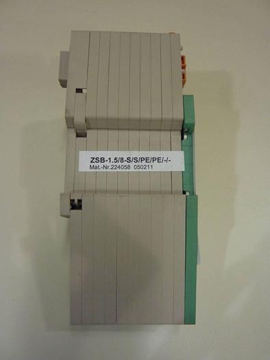 Used MOELLER Base Module / Terminal Block ZSB-1.5/8-S/S-PE-PE/-/- #42074