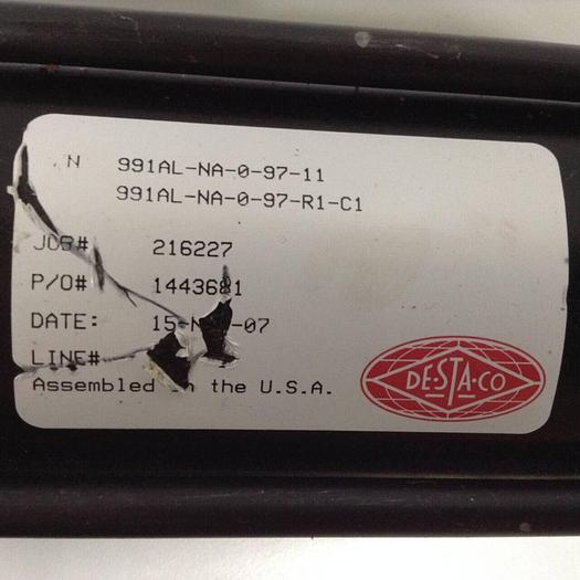 Used DESTACO Pneumatic Hold Clamp 991AL-NA-0-97-11 #90091