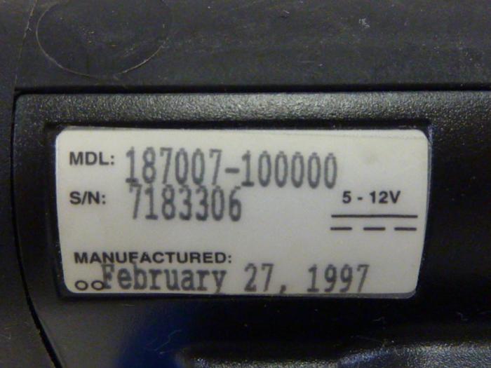 Used COMPUTER IDENTICS Barcode Scanner 187007-100000 #55784
