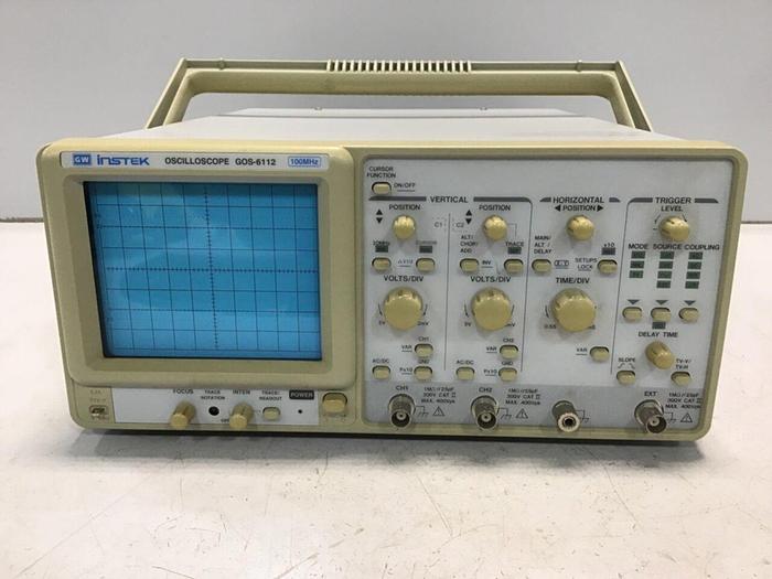 Used GW INSTEK Oscilloscope GOS-6112 #119529