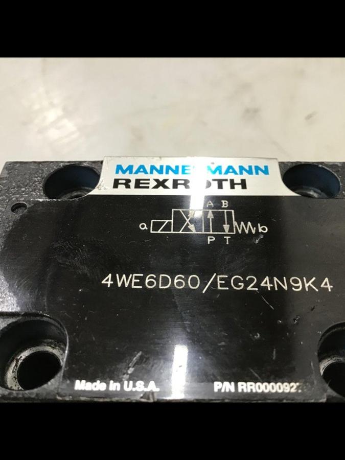 Used REXROTH Directional Valve 4WE6D60/EG24N9K4 Used 