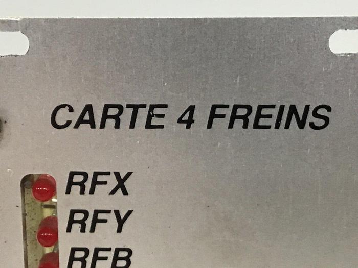 Used SEPRO Brake Card 333004 CARTE 4 FREINS #136880