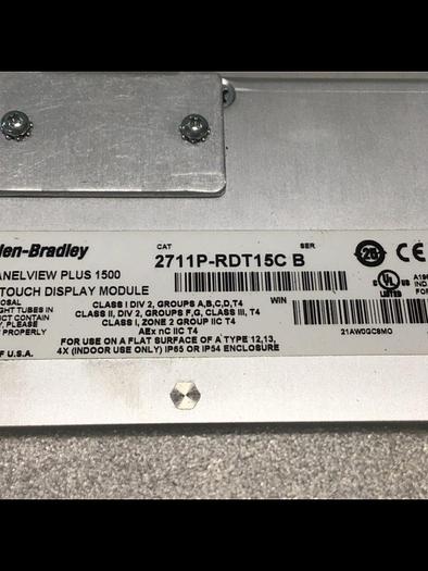 Used ALLEN BRADLEY Panelview Display 2711P-RDT15C #135431