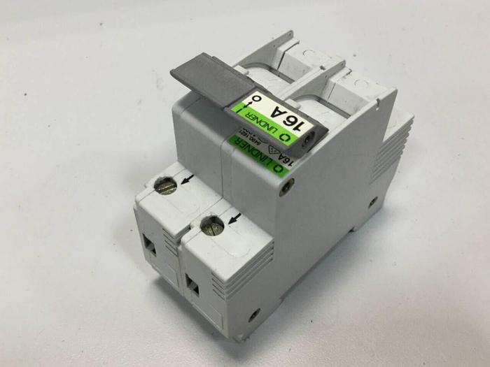 Used LINDNER 16 Amp Circuit Breaker 8490.1621 #98110