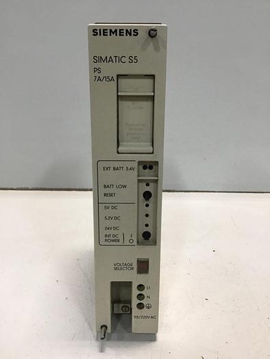 Used SIEMENS Modular Power Supply E220G5/15WRGD #133291