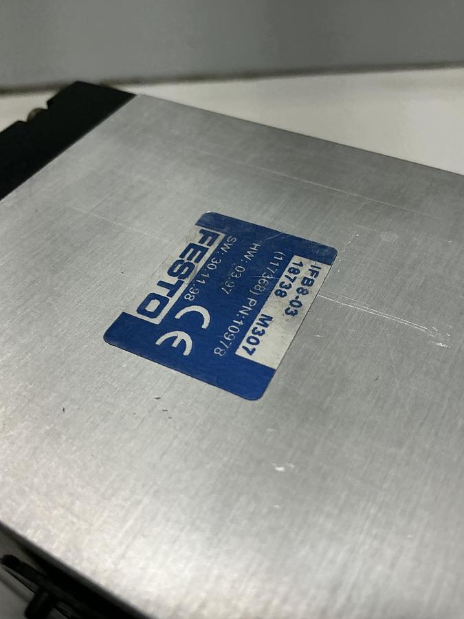 Used FESTO Control Block w/ Valves IFB8-03 #52683