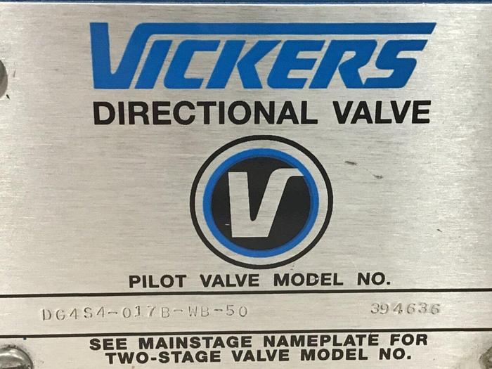 Used VICKERS Directional Valve DG4S4-017B-WB-50 #115369