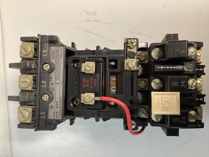 Used ALLEN BRADLEY Starter Size 1 509-BOD SER B W24 #32072