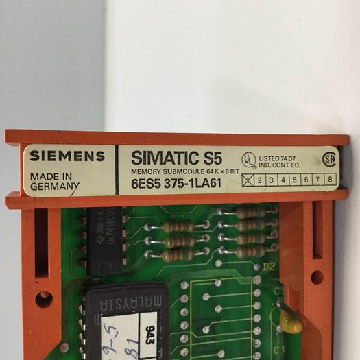 Used SIEMENS Memory Submodule 6ES5 375-LA61 #91906