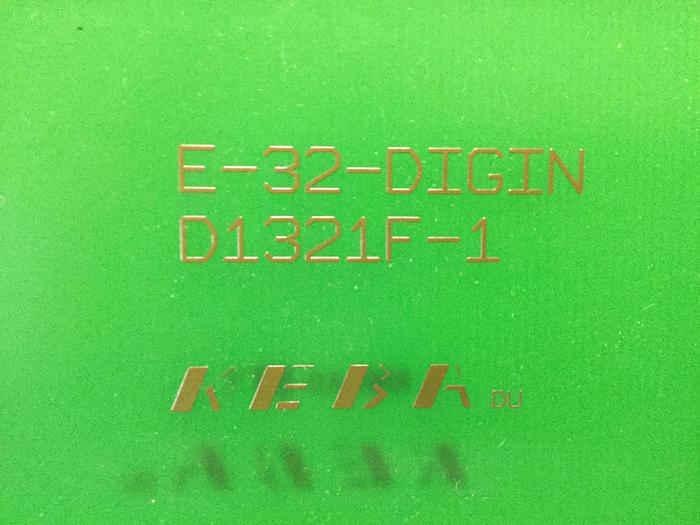 Used KEBA Input Module E-32-DIGIN D1321F-1 Used