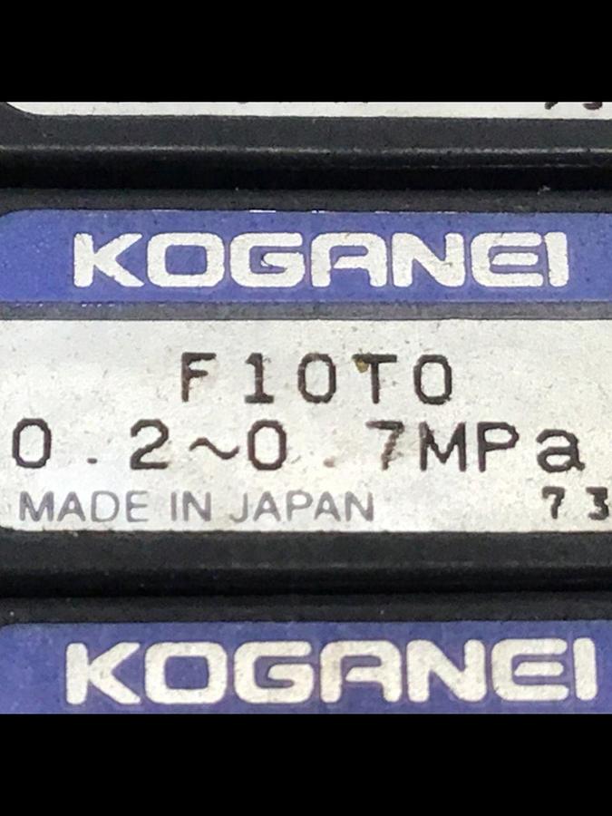 Used KOGANEI Manifold w/ Valves F10M10AJ USED