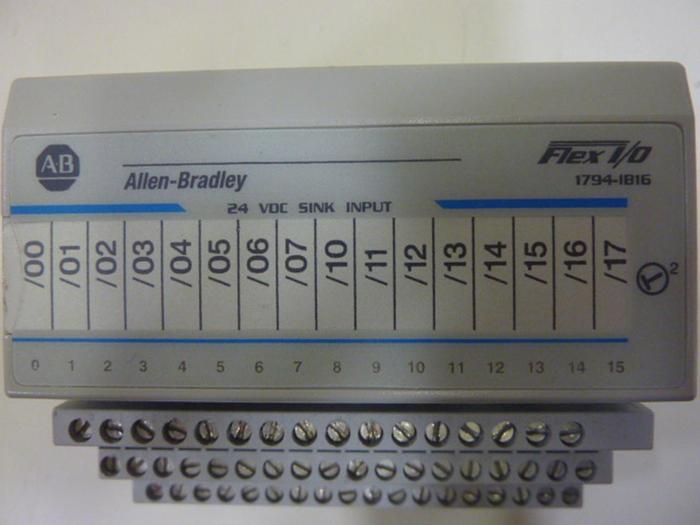 Used ALLEN BRADLEY Input Module 1794-IB16 SER A #49470