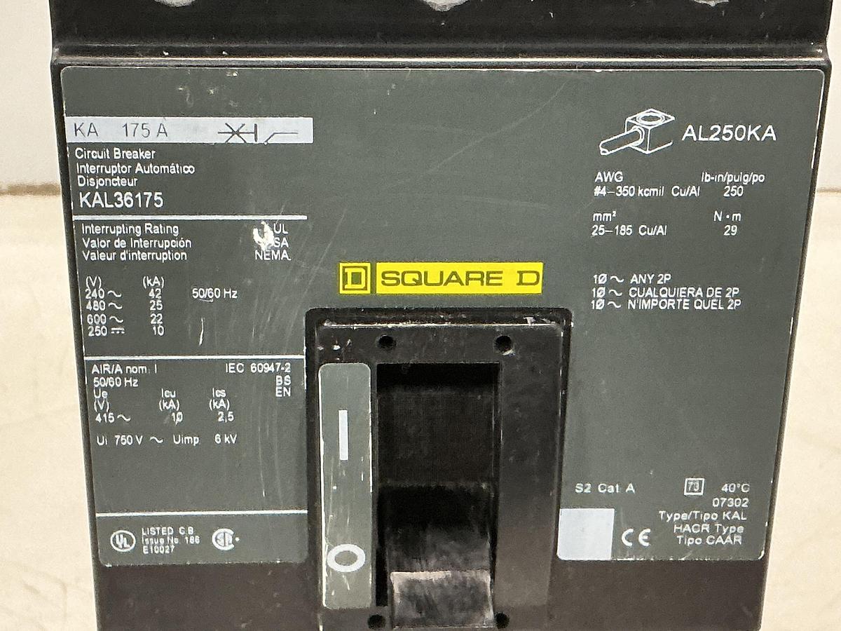 Used SQUARE D KAL36175